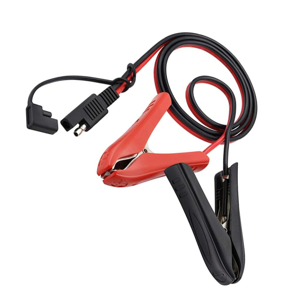 Sae To Alligator Clip Cable 12V Charger Adapter Quick Disconnect For Solar Panel And Motorcycle 9455672117739