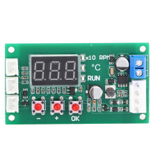 Lüfter-Temperaturregelmodul Digital 4-Draht PWM für EBM EC 5A DC 12V-48V Lüftung