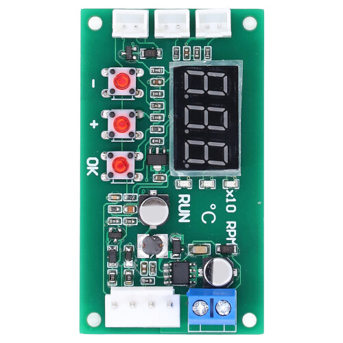 Fan Temp Control Module Digital 4 Wire PWM for EBM EC 5A DC 12V-48V Ventilation 2