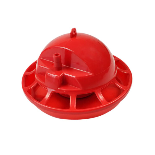 2pcs Automatic Chicken Waterer Dual Poultry Drinking Bowl Set with Automatic Refill for Coop