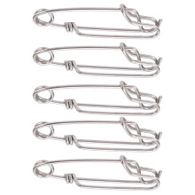 5pcs Longline Snap Clip 1.8x60mm Corrosion-Resistant Float Line Tuna Clip