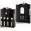 Premium PU Leather Golf Flask Holder Waterproof-dark brown 4