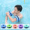 Swimming Floating Rings Solid Color Ankles Arm Floats-Green 6