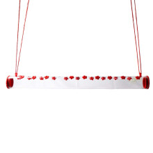 Squirrel Proof Hummingbird Feeder with Transparent Tube, Window Mount for Outdoor Birds