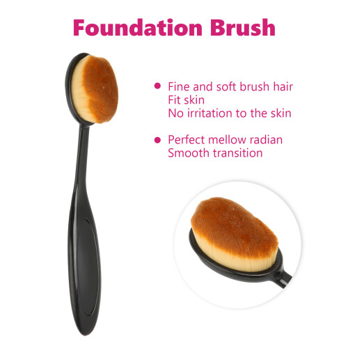 2 Pinsel flüssige Foundation weich 1