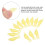 100 PCS Yellow Fish Needle Threaders, Small, Automatic Sewing Tool 3
