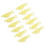 100 PCS Yellow Fish Needle Threaders, Small, Automatic Sewing Tool 6