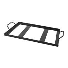 Enamel Iron Salt Block Grill Rack with Stable Support and Even Heat Circulation for BBQ Cooking