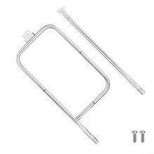 Stainless Steel Gas Grill Burner Tubes 304 Grade Dual Set with Install Kit 65032 for Weber Q300 Q320