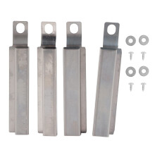 4 Piece Adjustable Stainless Steel Crossover Tube Set for Gas Grill Burners Fits 673517 673017