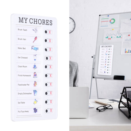 Kids Chore Chart with Slides