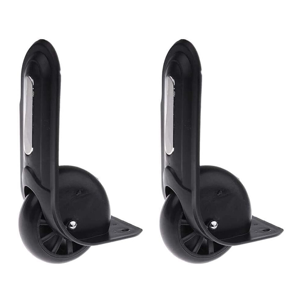 Luggage Replacement Wheels D005 Pair, Smooth Rolling Quiet Swivel Caster Wheels For Suitcase 9330225946649
