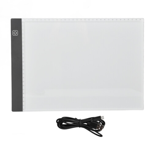 A4 Copy Board with 3-Level Dimming, USB, 335x235mm Black 1