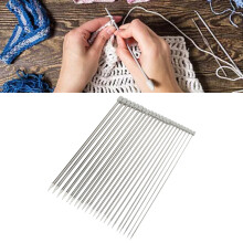 Stricknadeln Set, 11 Paar, 14 Zoll, einzelne Spitze, für DIY-Bastelprojekte