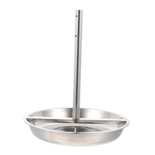 Vertical Chicken Roaster Rack with Drip Tray for Even Cooking in Oven or Grill BBQ