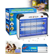 Electric Bug Zapper with 20W UV Light, Mosquito Killer Lamp for Indoor Outdoor, 4 Pack Replacement Bulbs