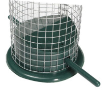 2 Pack Hanging Bird Feeder Plastic Wild Bird Feeder for Garden Attracts Sparrows and Goldfinches