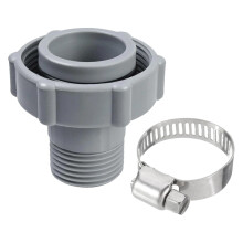 Pool Drain Adapter for Coleman Above Ground Pools, 1.5in to 1in Hose Fitting, Easy Pool Draining