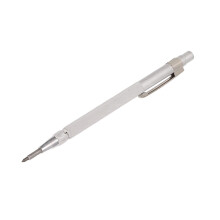 Sturdy Tungsten Carbide Scribe 13.6cm Stainless Steel Engraving Pen