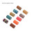 10Pcs Polyester Sewing Thread Set Durable Variegated Colours 402 for Embroidery 2