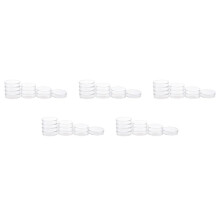 50Pcs Sterile Petri Dishes W/Lids for Lab Plate Bacterial Yeast 55mm x 15mm