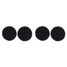 Foam Pad Ear Pad Cover for Headphone (Black, 50mm, Packet of 4 Pcs)