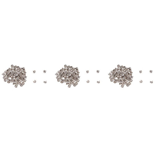 300 pezzi Chiodi a spillo d' argento, punk rock " Dix" di 8mm