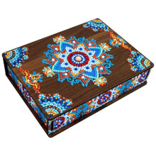 DIY Mandala Diamond Painting Wooden Box Diamond Painting Box for Diamond Art Decorative Box for Gifts Desktop Decor