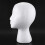 4X  Foam Mannequin Wig  Display Hat Cap Wig Holder White Foam 4