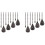 Ceiling Fan Pull Chains,8Pcs Bronze Extension Fan, Lamp Pull Chain Decorative Extender Ornament Fan Chain Connector 1