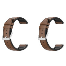 2X Leather Watchband Strap for Watch GT2 Pro Bracelet Band 22mm Wristband for WATCH 2 Pro Brown