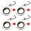Zip Tie Organizer Cable Tie Organizer Holder Glow in the Dark Strong Efficient Solution 4PCS 1