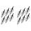 12X 100 Grain Archery Heads Broad  Tips Arrows for Practicing Hunting Crossbow Recurve Bow Compound Bow 1