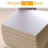 100 Sheets A4 White Self Adhesive Waterproof Sticker Label Matte Surface Paper for Lazer Inkjet Printer Copier 8