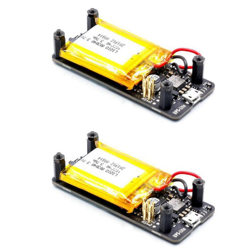 2X New UPS Lite V1.2 UPS Power HAT Board with Battery Electricity Detection for Raspberry Pi Zero Zero W