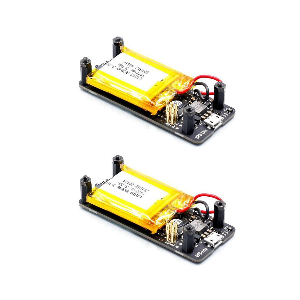 2X New Ups Lite V1.2 Ups Power Hat Board With Battery Electricity Detection For Raspberry Pi Zero Zero W 6032955216667