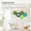 25Pcs Hexagon  Board Hexagonal  Wall Sticker Multifunction 3D Decorative Home Message Board Green Series 3