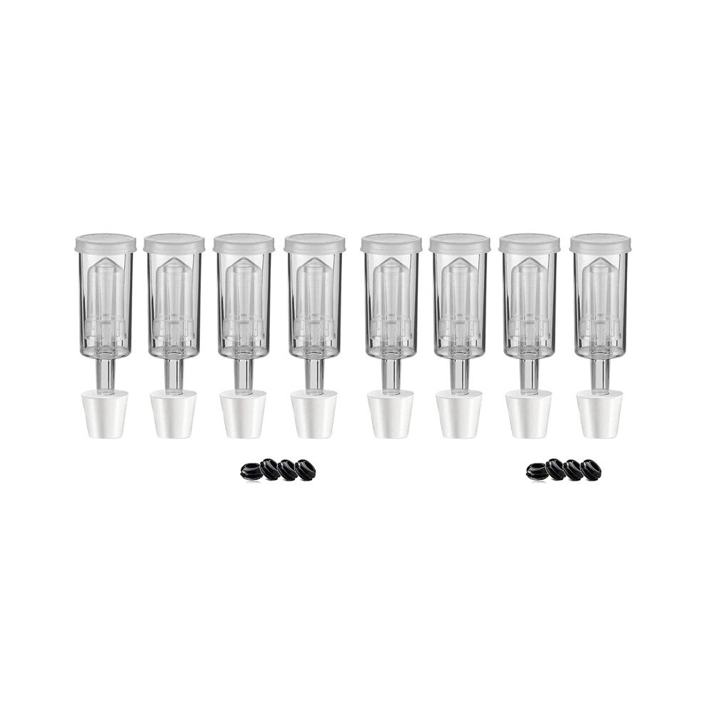 2X Fermentation Lids Airlock Kit With 6 Stopper,Air Locks Fermentation Beer Wine Kombucha Brewing Kit Airlock Bubble 6032661829212