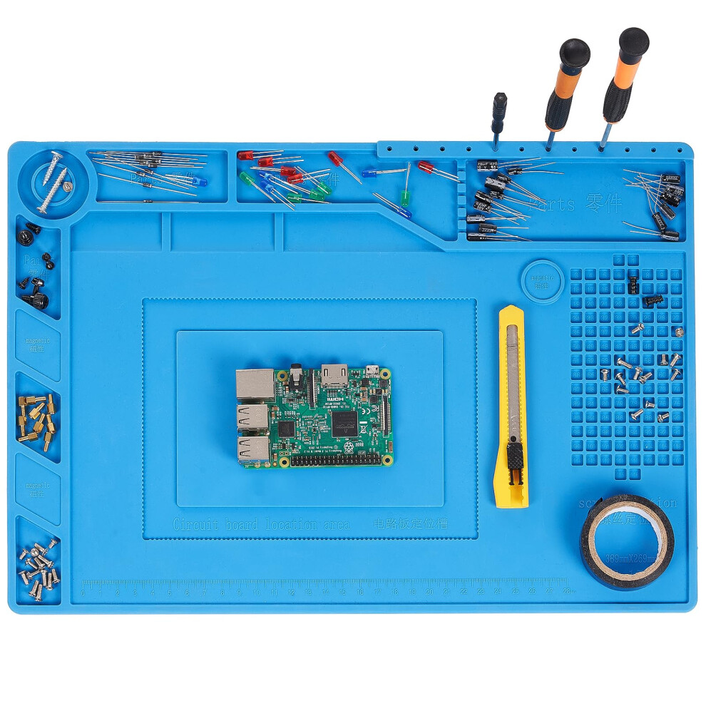 Magnetic Soldering Mat Large Silicone Pad For Microscope And Pcb Workstation 9073542677895