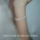 2 x Bracelet élastique de faux perles Blanc 6