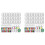 Sublimation Blanks Keychains,400 PCS 2Inch Round Sublimation Blanks Keychain Circle with Tassels,for DIY  Making 1