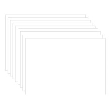 12 Stück Schrumpfpapier, Geschliffene Schrumpffolien, Schrumpffolienpapier für Kinder, Kreatives Basteln, Schulkunst B