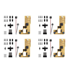 4X for Bamboo Lab DIY 3D Printing Wireless Mouse Kit Model 002 Computer Mouse Components with Printer Parts and Hardware