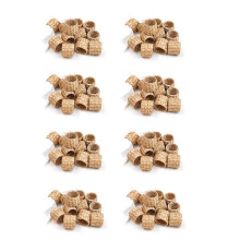 96Pcs Napkin Rings,Water Hyacinth Napkin Holder Rings - Rustic Napkin Rings for Birthday Party, Dinner Table Decoration