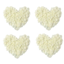 400 Pcs Silk Rose Petals Artificial Rose Flower Petal for Wedding Party Home Hotel Valentine'S Day Decoration, White