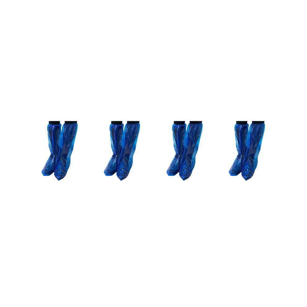 Typecat 40 Pairs Waterproof Thick Plastic Disposable Rain Shoe Covers High-Top Anti-Slip For Women Men