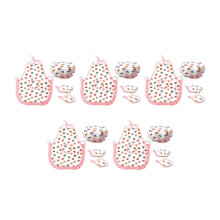 20Pcs Kids Cooking And Baking Set Includes Apron for Little Girls, Chef Hat, for Toddler Dress