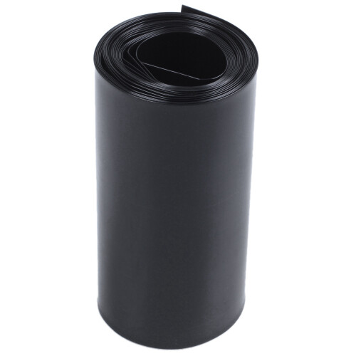 70Mm/44Mm Guaina Termorestringente In Pvc Nera 2M 6.5Ft Per 18650 Batteria