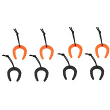 Wedge,First Responder Door Stops for & Firefighter Durable Door Stoppers & Wedges 4 Black & 4 Orange