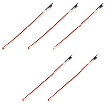 5X Black Octagonal Bow Children Playing Durable Violin Bow Musical Instruments 4/4 Portable Learn Practice Bow